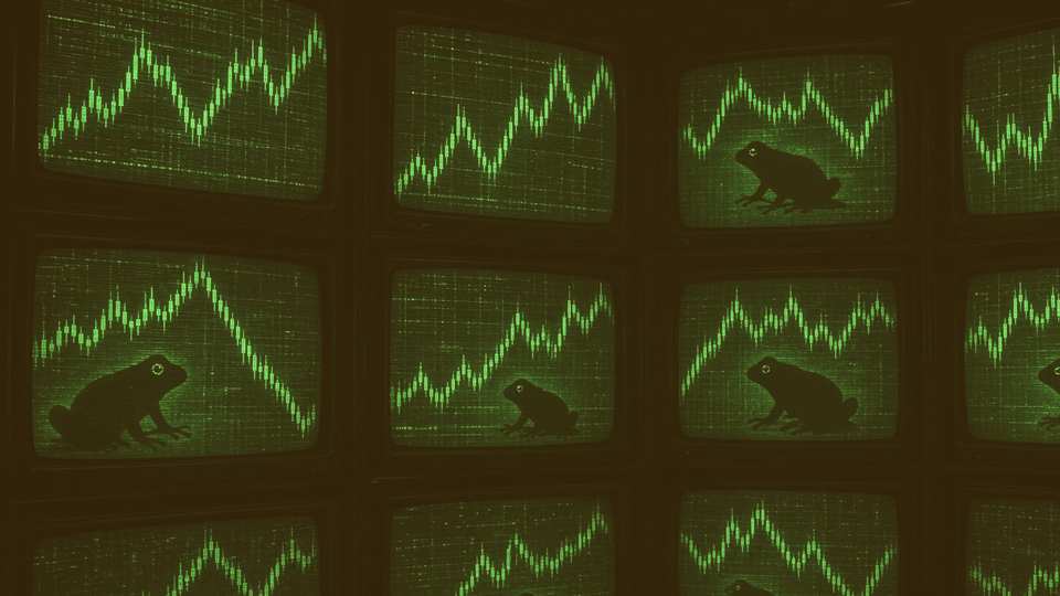Predator Calls ETH desk artwork